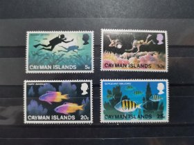 开曼群岛1977年发行旅游邮票