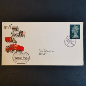 英国1983年大梅钦邮票首日封一枚