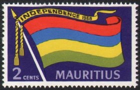 V2   毛里求斯1968年旗帜专题邮票【毛里求斯】