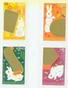 香港 1999年生肖兔邮票