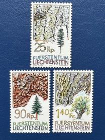 列支敦士登1986年树木邮票，无贴新全