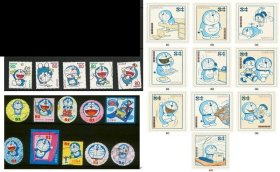 日本邮票动漫哆啦A梦机器猫蓝胖子大全集卡通动画经典保真信销