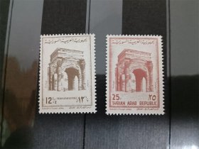 叙利亚1961年发行古迹邮票