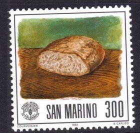 圣马力诺1981年邮票  世界粮食日