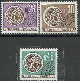 法国1975年预销邮票-硬币