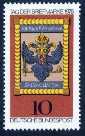 德国邮票1976：集邮日 邮局标志