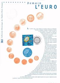 法国2001年邮票3542欧元 印样 出世纸