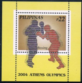 菲律宾2004雅典奥运会M全新