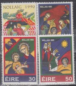 爱尔兰1990年《圣诞节》邮票