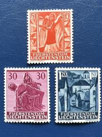 列支敦士登1962年圣诞节邮票，无贴新全