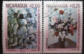 尼加拉瓜邮票 1982年 绘画 销