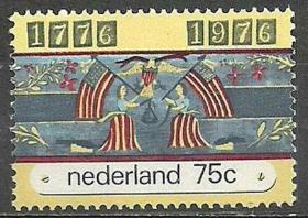 荷兰1976年《美国独立200周年》邮票