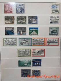 德国 新旧票3页 1950年代 邮票