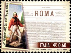 意大利邮票2012 罗马日报 报刊全新现货