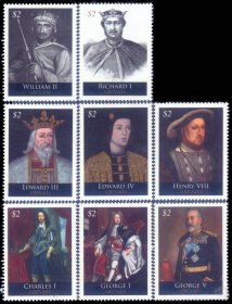 格林纳达邮票2011：英国王室 历代君主