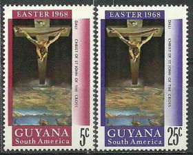 圭亚那1968年《复活节》邮票