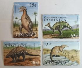 多米尼加 外国邮票 1999年 动物 4全新