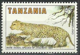 坦桑尼亚1984年邮票-豹