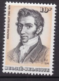 比利时1974年邮票1794 凯特尔逝世