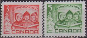 加拿大1967年《圣诞节：儿童》邮票