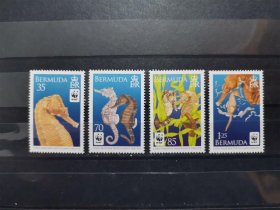百慕大群岛2010年发行海马WWF邮票