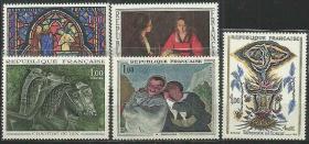 法国1966年《艺术系列》邮票
