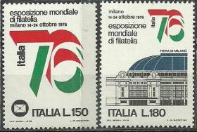 意大利1976年《米兰国际邮展》邮票