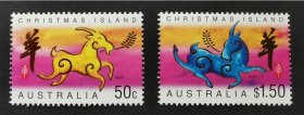 澳大利亚圣诞岛  2003年生肖羊年邮票