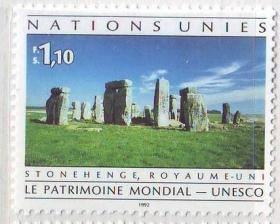 联合国1992年 世界遗产-英国巨石阵1全新 全品