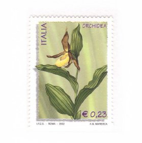 意大利邮票 2002 兰花 植物 环境 全新外国现货
