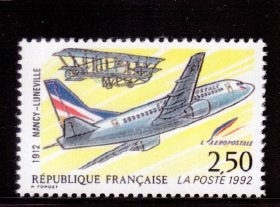 L2法国邮票 1982飞机1全