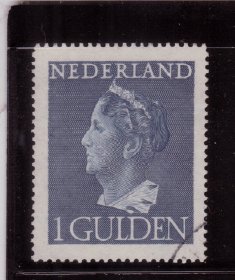 荷兰信销邮票 1946威廉明娜女王