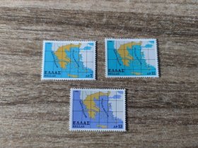 希腊 1978年 希腊地图 3全MNH