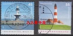 德国邮票 2005年 灯塔 2全 信销