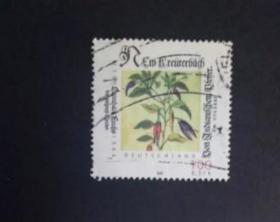 德国邮票 2001年 植物学家 富克斯 诞辰500周年 1全信销