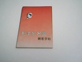 毛泽东名言 钢笔字帖