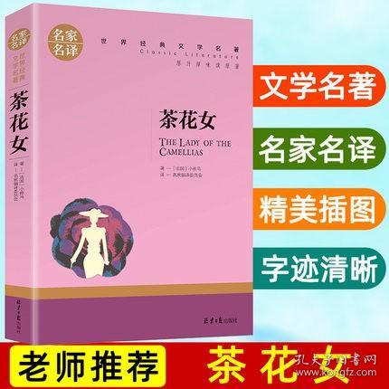 茶花女 中小学生课外阅读书籍世界经典文学名著青少年儿童文学读物故事书名家名译原汁原味读原著