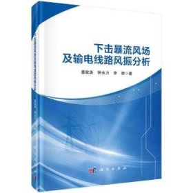 全新正版图书 下击暴流风场及输电线路风振分析晏致涛科学出版社9787030782069