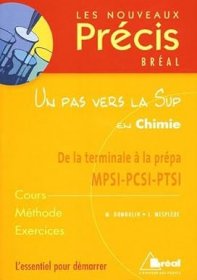 法文书 Un pas vers la sup en chimie Broché – de M. Dumoulin (Auteur), J. Mesplède (Auteur) 高中化学复习大纲
