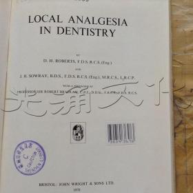 LOCAL ANALGESIA IN DENTISTRY