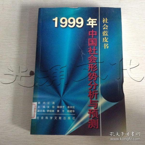 1999年中国社会形势分析与预测