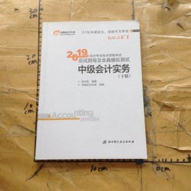 2019年会计专业技术资格考试应试指导及全真模拟测试下册中级会计实务