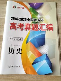 夺标 2016-2020全国各省市高考真题汇编 历史 许建华 9787519400972