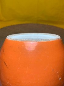 包老民国珊瑚红釉茶叶罐一个，全品完好，包邮，加关注成为粉丝后会有粉丝独享优惠价，谢谢