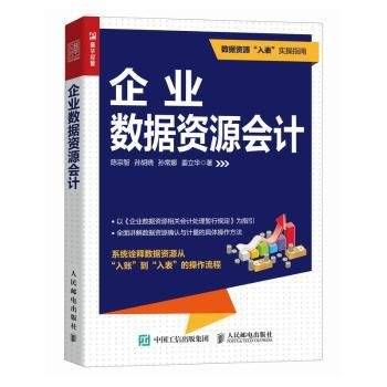 全新正版图书 企业数据资源会计陈宗智人民邮电出版社9787115635211