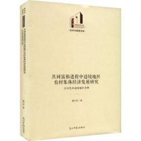 全新正版图书 共同富程中边境地区农村集体经济发展研究：以百色市边境地区为例黄兴忠光明社9787519471637