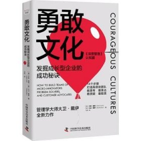 全新正版图书 勇敢文化:发掘成长型企业秘诀卡琳·赫特中国科学技术出版社9787504698933