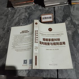 法官裁判智慧丛书：婚姻家庭纠纷裁判精要与规则适用