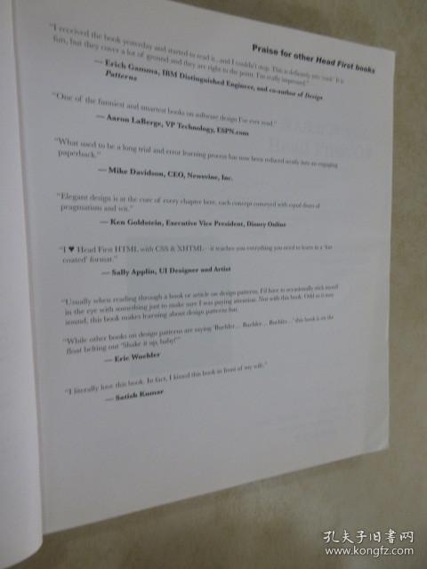 O'Reilly：深入浅出C#（影印版）内有字迹划线 详见图片