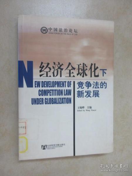 经济全球化下竞争法的新发展（中国法治论坛）